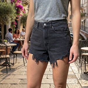American Eagle Outfitters Distressed Denim Cuttoff Shorts | Comfort Waistband 6